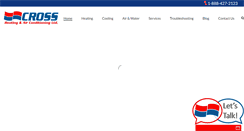 Desktop Screenshot of crossheating.com